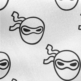 Japanese Ninja Mask Jersey Backed Fleece