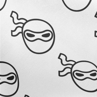 Japanese Ninja Mask Pongee