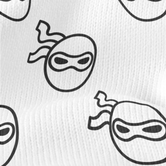 Japanese Ninja Mask Stretch Jersey