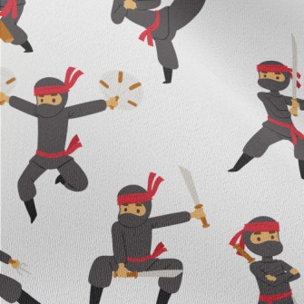 Japanese Ninja Action Chiffon