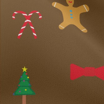 Classic Christmas Elements Chiffon