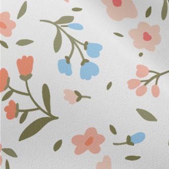 Retro Classic Floral Chiffon