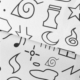 Simple Line Icons Waterproof Oxford