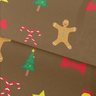 Classic Christmas Elements Waterproof Oxford