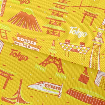 Famous Landmarks In Tokyo Waterproof Oxford