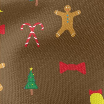 Classic Christmas Elements Waterproof Canvas