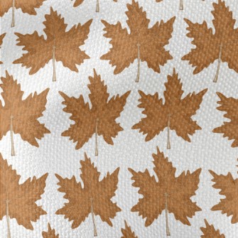 Hand Drawn Autumn Maple Leaves Waterproof Canvas
