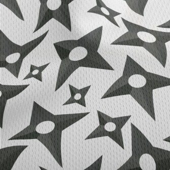 Ninja Shuriken Athletic Mesh Flat Back