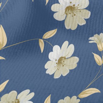 Elegant White Flowers Terry