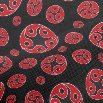 Traditional Magatama Symbol Performance Linen