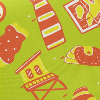 Summer Travel Elements Twill