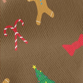 Classic Christmas Elements Standard Corduroy