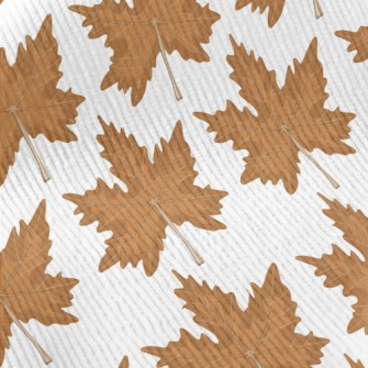 Hand Drawn Autumn Maple Leaves Standard Corduroy