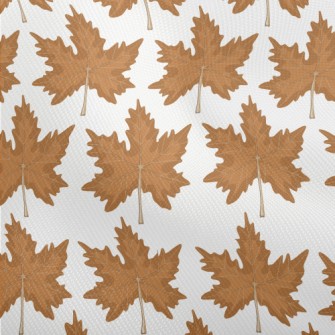 Hand Drawn Autumn Maple Leaves Dobby