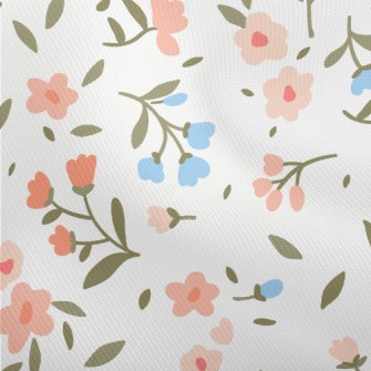 Retro Classic Floral Dobby