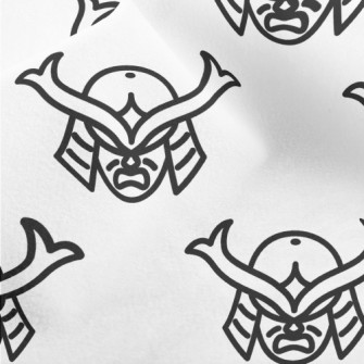 Japanese Samurai Helmet Micro Fleece