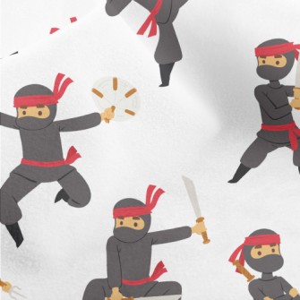 Japanese Ninja Action Micro Fleece