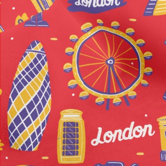 Famous Landmarks In London Micro Fleece