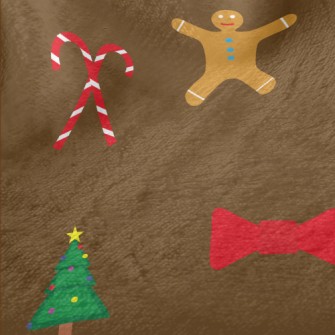Classic Christmas Elements Minky