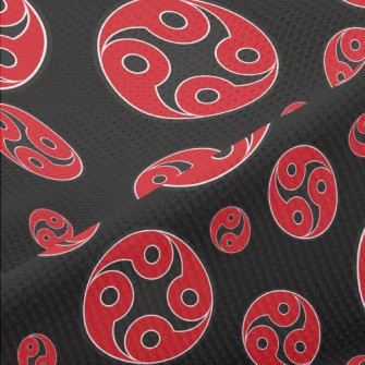 Traditional Magatama Symbol Piqué