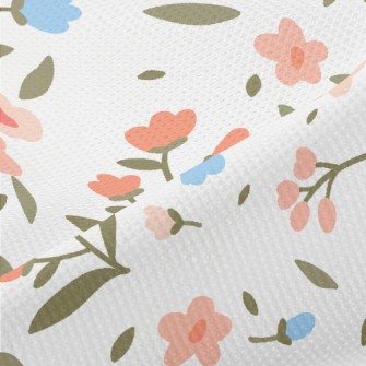 Retro Classic Floral Piqué