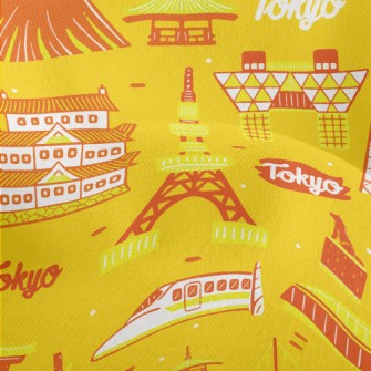 Famous Landmarks In Tokyo Lightweight Performance Linen