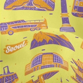 Famous Landmarks In South Kore Lightweight Performance Linen