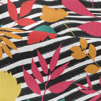 Watercolor Colored Leaves Modern Jersey