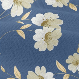 Elegant White Flowers Modern Jersey