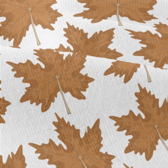 Hand Drawn Autumn Maple Leaves Modern Jersey