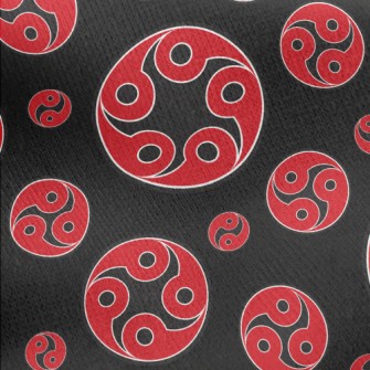 Traditional Magatama Symbol Jersey Backed Fleece