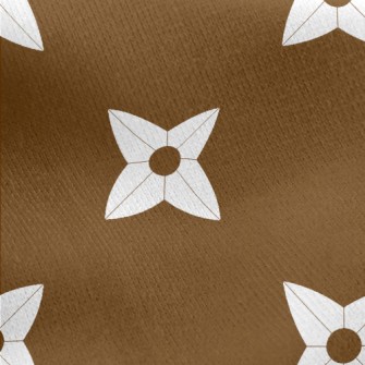 Cartoon Shuriken Jersey Backed Fleece