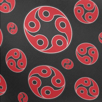 Traditional Magatama Symbol Pongee