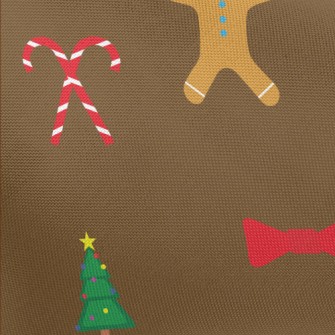 Classic Christmas Elements Pongee