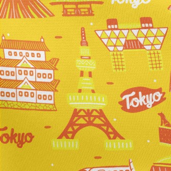 Famous Landmarks In Tokyo Pongee