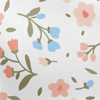 Retro Classic Floral Pongee
