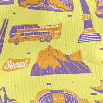 Famous Landmarks In South Kore Stretch Jersey