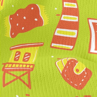 Summer Travel Elements Stretch Jersey