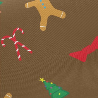 Classic Christmas Elements Midweight Cotton Poplin