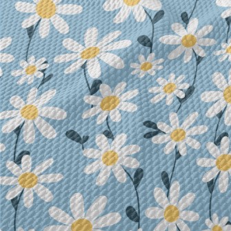 Simple Daisy Birdseye Piqué