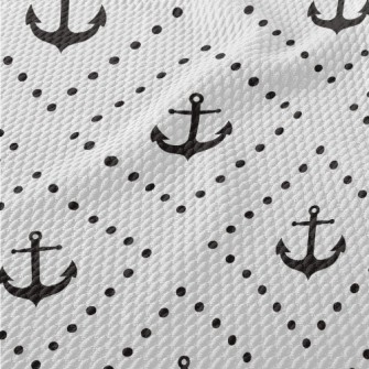 Simple Anchor Rhombus Birdseye Piqué