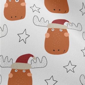Cartoon Christmas Elk Chiffon