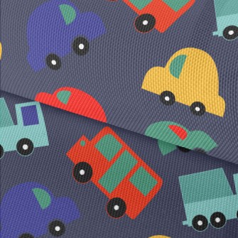 Cartoon Colorful Cars Waterproof Oxford