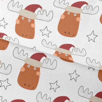 Cartoon Christmas Elk Waterproof Oxford