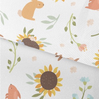 The Hare And The Sunflower Waterproof Oxford