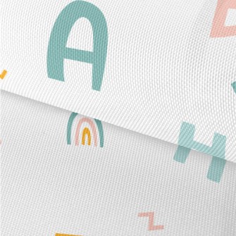 Colorful Alphabet Graffiti Waterproof Oxford