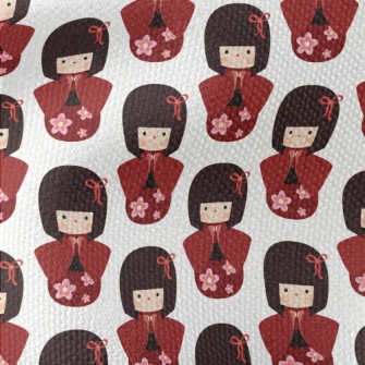 Cute Japanese Girl Waterproof Canvas