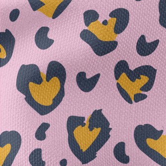 Beautiful Purple Leopard Print Waterproof Canvas