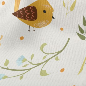 Sparrows And Flowers Terry