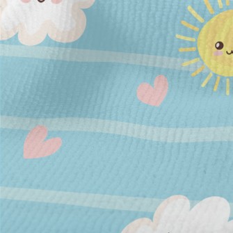 Smiling Sun And Clouds Terry